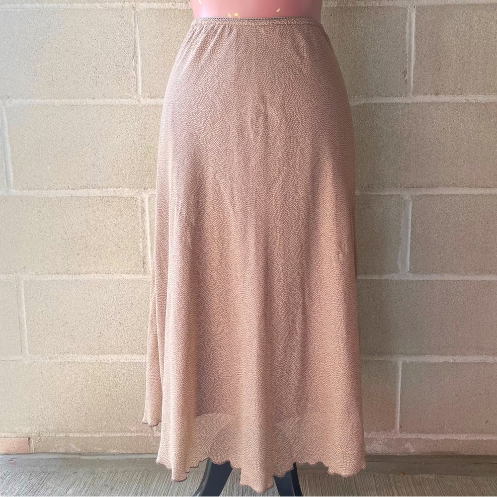 VINTAGE 90s flowy midi skirt